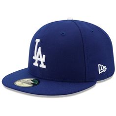 Get ready for the next big game with this Los Angeles Dodgers Authentic Collection On Field 59FIFTY performance hat from New Era!Material: 100% PolyesterHigh CrownStructured fitFlat billFittedContrasting underbillRaised embroiderySix panels with eyeletsOfficially licensedImportedBrand: New Era Size: 6 7/8. Color: Blue. Gender: male. Age Group: adult. Material: Cotton. Swag Hats, Dodger Hats, Blue Game, Los Angeles Shopping, 59fifty Hats, New Era Cap, Baseball Fan, Fitted Caps, New Era 59fifty