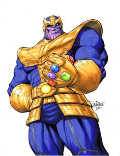 Thanos by Scott Dalrymple Cosmic Characters, Scott Dalrymple, Marvel Thanos, Marvel Masterpieces, Marvel Cartoon, Comic Marvel, Marvel Comics Covers, Artsy Ideas, Thanos Marvel