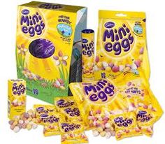 mini eggs are packed and ready to be eaten