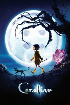 the movie crazie is shown in front of a full moon with an image of a