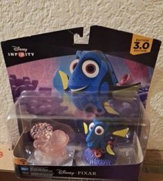 disney pixar figurines are in the box