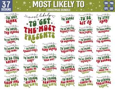 the most likely to christmas bundle