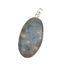 Natural Ocean Jasper Pendant, Oval Shape Pendant, 925 Sterling Silver Plated, Handmade Pendant, Unisex pendant, Statement Necklace, Best Gifts Forever, Best Christmas Gifts, Charm Necklace Jasper Color, Ocean Jasper