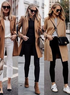 Camel Coat Outfit, Mode Casual, Meryl Streep, Casual Work Outfits, Coat Outfits, Casual Winter Outfits, Autumn Outfit, 가을 패션