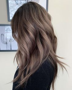 Ash Brown Hair Light, Natural Mousey Brown Hair, Bronde Brunettes, Warm Mushroom Brown Hair, Brown To Ash Blonde Balayage, Brown Hair Colours, Milk Tea Balayage, Cool Light Brown Hair, Mousey Brown Hair