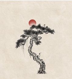 Bonsai Tattoo, Bonsai Tree Tattoos, Tree Tattoo Men, African Tattoo, Simple Tattoos For Guys, Muster Tattoos, Tree Tattoo Designs, Tattoo Style Drawings, Cool Small Tattoos