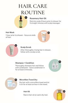 Hair Care Ingredients, Routine For Glowing Skin, Hair Washing Routine, Rosemary Hair, Healthy Hair Routine, Rosemary Oil For Hair, Hair Scrub, Haircare Routine, Good Shampoo And Conditioner