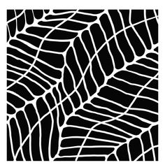 a black and white drawing of a leaf