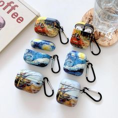 Van Gogh Designer Shockproof Airpods Case & Keychain Airpod - Etsy Air Pod Cases, فنسنت فان جوخ, Arte Van Gogh, Van Gogh Art, Mould Design, Air Pods, Airpod Case, Retro Art, Airpods Pro