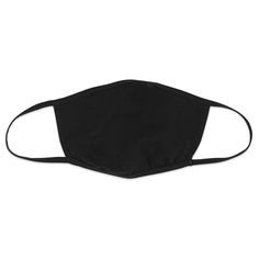 Comfortable and extremely breathable  Bella Canvas Adult Reusable Face Mask are tailored to fit the contour of your nose and chin. The two-ply jersey fabric makes this machine washable face cover ultra-soft  durable  and ideal for everyday wear. - Bella Canvas Adult Reusable Face Mask - Black  M/L  Package of 5 Casual Reusable Cotton Mask, Mask Black, Face Mask Black, Reusable Face Mask, Face Cover, Jersey Fabric, Art Materials, Face Masks, Bella Canvas