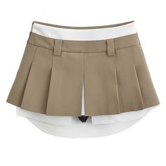 Charming Mini Pleated Skirt Elevate your style with our Charming Mini Pleated Skirt. This elegant skirt effortlessly adds a touch of sophistication to any outfit. Featuring delicate pleated details, it creates a flattering silhouette that will make you stand out from the crowd. Perfect for a chic and stylish look. Size:• S: Waist: 62cm/ 24.4 in. Hips: 88-95cm/ 34.6-37.4 in. Length: 27cm/ 10.6 in• M: Waist: 66cm/ 26.0 in. Hips: 92-100cm/ 36.2-39.4 in. Length: 28cm/ 11.0 in• L: Waist: 70cm/ 27.6 i Y2k Tank Top, Mini Pleated Skirt, Y2k Summer Outfits, Y2k Tank, Pastel Goth Fashion, Y2k Tops, Y2k Shorts, Y2k Summer, Retro Party