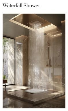 an image of a bathroom setting with shower