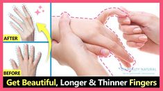 how to get beautiful, longer and thiner fingers