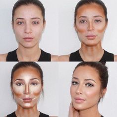 Nice example contour job Teknik Makeup, How To Contour Your Face, Makeup Cantik, Makeup Contouring, Mekap Mata, Makeup Tip, Smink Inspiration, Beauty Make-up