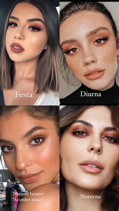 Deep Autumn Makeup Looks, Make Terracota, True Autumn Makeup, Warm Autumn Makeup, Dark Autumn Makeup, Deep Autumn Makeup, True Autumn, Deep Autumn, Dark Autumn