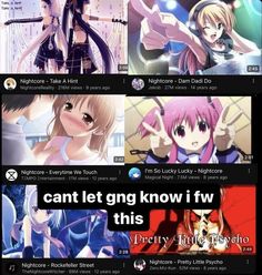 anime memes with the caption that reads can't let going know if this is true or false