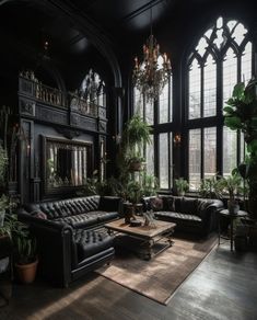 Neo gothic interior, AI generated Gothic Living Room Ideas, Dark Academia House, Dark Academia Home, Gothic Living Room, Gothic Kitchen, Gothic Mansion, Gothic Interior, Halloween Decor Diy