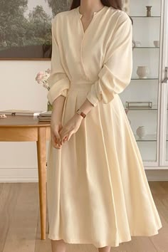 Women Dresses Casual, Spring Evening, Shirt Dress Long, Elegant Prom, Korean Fashion Dress, Meryl Streep, Dress Shirts For Women, Muslim Women