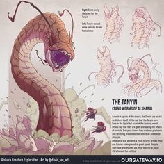 an advertisement for the tanyin band featuring a giant snake with its mouth open and eyes closed