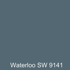 Sherwin Williams Waterloo Paint, Sherwin Williams City Loft Complimentary Colors, Sw Waterloo Exterior, Sherwin Williams Waterloo Bathroom, Sherwin Williams Waterloo Exterior, Waterloo Paint Color, Waterloo Sherwin Williams Bedroom, Sw Waterloo Paint, Waterloo Sherwin Williams