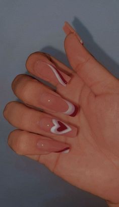 Classy Acrylic, Classy Nail, February Nails, Nails Trends, Edgy Nails, Nail Designs Valentines, Classy Acrylic Nails, Long Acrylic Nails Coffin, Acrylic Nails Coffin Pink