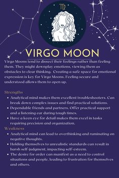 the zodiac sign virgo moon