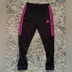 Never Worn. Brand New! Without Tags. Youth: Size L Adidas Pink Sports Bottoms, Pink Adidas Sports Bottoms, Pink Adidas Sportswear Activewear, Fitted Pink Adidas Bottoms, Pink Stretch Adidas Bottoms, Fitted Pink Adidas Activewear, Adidas Pink Sports Pants, Adidas Casual Pink Pants, Casual Adidas Pink Pants