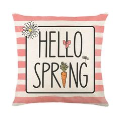 44232330281123 Spring Rabbit, Easter Pillows, Floral Cushion Covers, Floral Cushions, Faux Fur Throw Pillow, Fur Throw Pillows, Easter Bunny Rabbit, Bedroom Pillows, Bunny Print