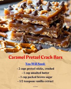 Caramel Pecan Pretzel Bars, No Bake Caramel Pretzel Cracker Bars, Carmel Pretzel Bark, English Toffee Recipe, Candy Homemade, Caramel Cookies Bars, Easy Christmas Candy Recipes, Toffee Recipe