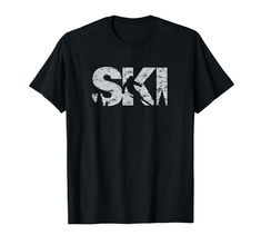 PRICES MAY VARY. Alpine ski. Cool ski apparel for womens, mens, girls, boys. Funny cute top for mother, father, son, daughter, grandson, granddaughter, nephew, niece, uncle, aunt, boyfriend, girlfriend, couples or friends. Excellent Christmas gift idea for winter sports lovers, skiing, snowboarding, cross country ski, mountaineering. Graphic outfit dresses xmas gifts for men, women, boy, girl. Perfect for ski teacher, instructor or skiers. Lightweight, Classic fit, Double-needle sleeve and botto Ski Teacher, Skiing Style, Ski Mountaineering, Graphic Outfit, Ski Apparel, Skier Gifts, Snowboarding Gifts, Alpine Ski, Ski Gifts