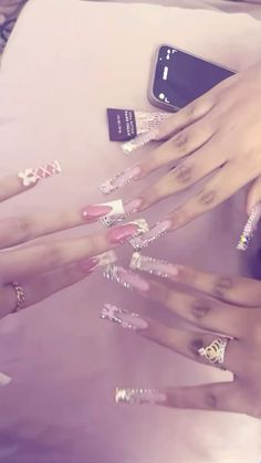 Princess Pfp, Basic Nails, Pretty Gel Nails, Really Cute Nails, Nails Only, Pink Girly Things