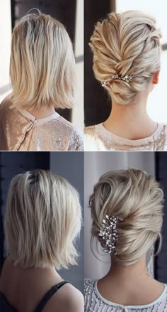 Medium Length Wedding Hairstyles, Sanggul Modern, Short Hair Bride, Wedding Hairstyles Medium Length, Mother Of The Bride Hair, Best Wedding Hairstyles, Homecoming Hair Down, Bridesmaid Hair Down, Summer Hairstyles For Medium Hair