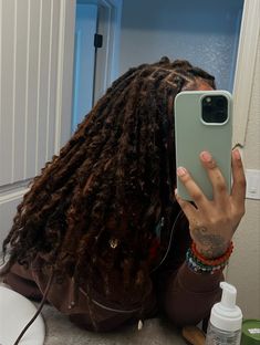 Locs Growth Journey, Black Locs Black Women, Black Woman Locs, Fluffy Locs, Feminine Locs, Loc Goals, Locs Journey, Long Locs, Hair Styles Easy