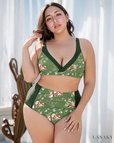 Lasaky - Versatile Plus Size Bikini: A Chic and Flattering Swimwear Collection with Detachable Feature, Available in a Range of Stunning Colors Flattering Swimwear, Plus Size Bohemian, Vacation Maxi Dress, Comfortable Loungewear, Chiffon Maxi Skirt, Swimsuit Women, Bohemian Maxi Dress, Summer Bikinis, Plus Size Jumpsuit