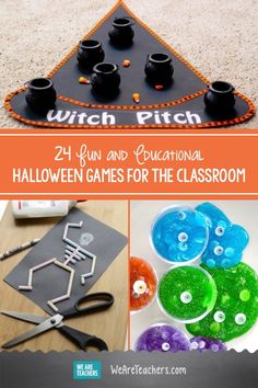 halloween games for the classroom that are fun and easy to do with your child's hands