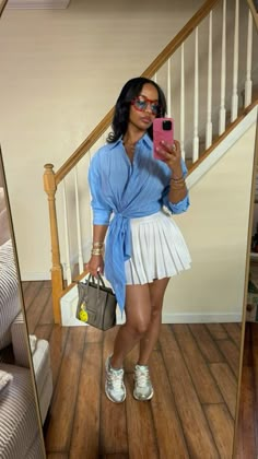 Stylish Summer Outfits, Effortlessly Chic Outfits, Stylish Work Outfits, Skirt Fits, Brunch Outfit, Black Women Fashion, Mom Outfits, Lookbook Outfits, Summer Outfits Women