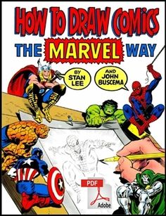 How To Draw Comics, Create Your Own Superhero, Marvel Books, Andrew Loomis, Draw Comics, Teaching Drawing, John Buscema, The Mighty Thor, Conan The Barbarian