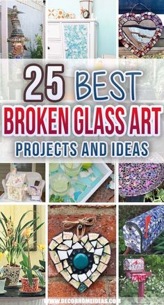 Recycled Glass Art Projects, Mosaics From Broken Dishes, Glass Projects Diy Ideas, Glass Tile Crafts Ideas, China Mosaic Ideas, Glass Mosaic Art Diy Old Windows, Glass Mosaics Ideas, Glass Scraps Projects