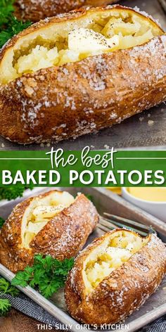 the best baked potatoes recipe is in this easy bread dish and it's ready to be eaten