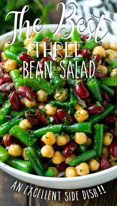 the best three bean salad an excellent side dish