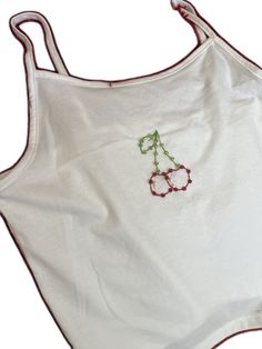 Cute Red Cotton Tank Top, Cotton Sleeveless Top With Cherry Print, Sleeveless Cherry Print Top For Summer, Sleeveless Top With Cherry Print For Summer, Summer Sleeveless Top With Cherry Print, Cute Red Spring Tank Top, Cute Red Tank Top For Spring, Cute Spring Cotton Tank Top, Trendy Cherry Summer Tops