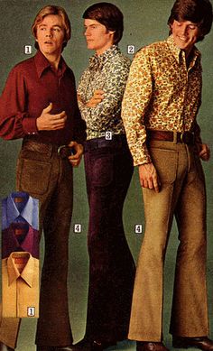 Mens 80s Style, Men 70s Fashion, 1970s Mens Fashion, Boys To Men, 70s Mens Fashion, 80s Fashion Men, 1970s Clothing, Fashion 1980s