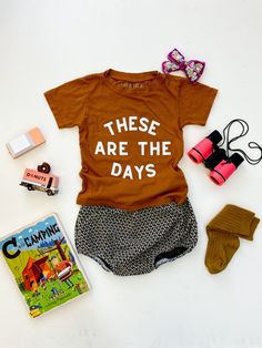 Kids Tees - Fall Kids Tee -These Are The Days Tees Fall Inspo