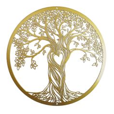 PRICES MAY VARY. Unique Design: Tree of life with a Love Shape in the center, perfect gift for your friends or families. Matte Black Color: Looks simple but stylish, giving you an artistic feeling. Premium Quality：The tree plaque is made of sturdy metal, the exquisite laser cutting technology without burrs, no sharp edges. Item is black textured static powder coating. Good rust resistance and long lasting. Right Dimensions：Round shape with Diamter 11.8 inch (30 CM) , fit for any room or corridor Celtic Garden, Tree Plaque, Garden Home Office, Golden Wall, Lazer Cut, Outdoor Living Decor, Hanging Artwork, Metal Wall Sculpture, Sculpture Metal