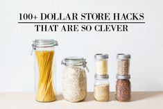 100+ Dollar Store Hacks That Are SO Clever - Chasing Foxes Dollar Store Bins, Snack Sani, Cleaning Organization, 500 Calorie, Dollar Store Diy Organization, 100 Calorie, Saving Hacks, Store Hacks