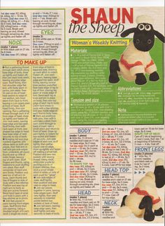 an article in the magazine about sheep