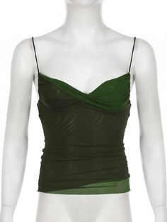 Please refer to our sizing chart for a guideline when choosing a size. 5 business days order processing time. 90% polyester 10% spandex Fitted Green Camisole With Spaghetti Straps, Trendy Fitted Camisole With Spaghetti Straps, Trendy Spaghetti Strap Top With Built-in Bra, Fitted Spaghetti Strap Top With Adjustable Straps, Trendy Fitted Spaghetti Strap Camisole, Backless Strappy Top For Night Out, Green Fitted Halter Top With Spaghetti Straps, Fitted Green Halter Top With Spaghetti Straps, Green Backless Tops For Spring