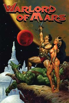 Art Pulp Fiction, Arte Pulp, John Carter Of Mars, Robert E Howard, J Scott Campbell, Scifi Fantasy Art, Science Fiction Art