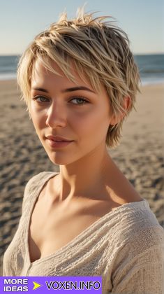 23 Discover the Best Layered Pixie Haircuts for Every Hair Type and Face Shape Platinový Blond, Long Layers Face Framing, Layers Face Framing, Layered Pixie Haircuts, Classic Pixie, Short Hairstyles Fine