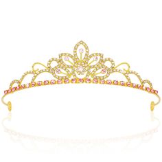 PRICES MAY VARY. Fantasy Flower Crown: A dreamy Crystal Crown for queens and princesses, featuring a unique flower-shaped design that will make you the center of attention Sparkling Rhinestone Tiara: The Tiara for Girls is set with high quality faux crystal gemstones, each of which is carefully selected to ensure that they sparkle in the light and add endless glamor Comfortable to Wear: The Rhinestone Headband is very lightweight, gently fits your head without any burden, the rounded end won't h Sleeping Beauty Crown, Fantasy Crowns, Rhinestone Hairpiece, Tiara Flower, Fantasy Crown, Girls Tiara, Crown Birthday, Crown For Women, Flower Crown Headband